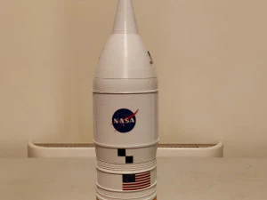 nasa space launch system full staging and interior 3d print model 3D Print Model