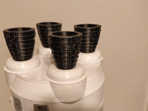 nasa space launch system full staging and interior 3d print model Modelo de impresión 3D