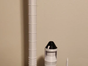 nasa space launch system full staging and interior 3d print model 3D Print Model