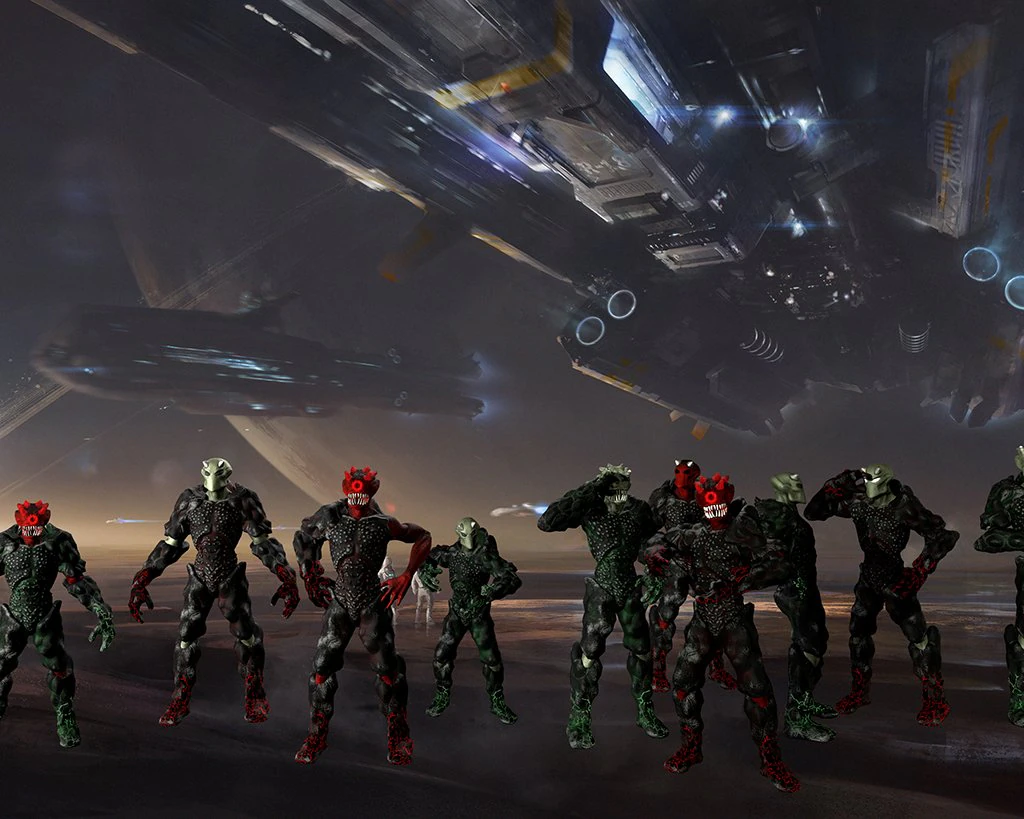 aliensoldiers 3D Model .c4d .max .obj .3ds .fbx .stl .blend