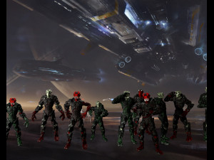 aliensoldiers Modèle 3D