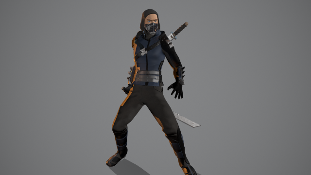 assassin shu han Modèle 3D .c4d .max .obj .3ds .fbx .stl .blend 