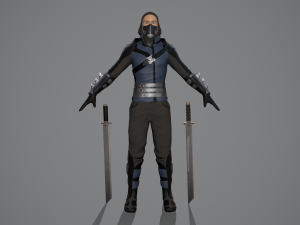 assassin shu han Modèle 3D