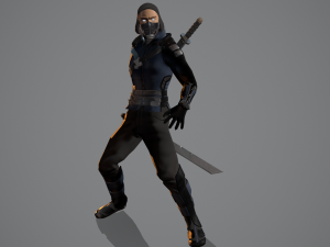 assassin shu han Modèle 3D