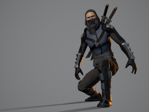 assassin shu han Modèle 3D