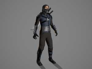 assassin shu han Modèle 3D