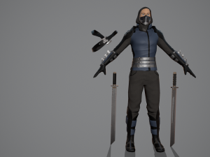 assassin shu han Modèle 3D