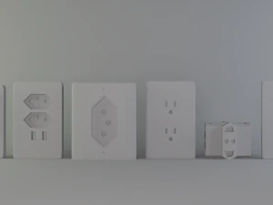 power outlets 3D Model