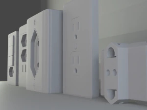 power outlets 3D Model