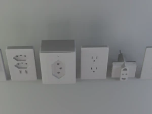 power outlets 3D Model