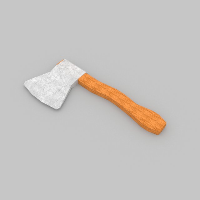 ax 3D Модель .c4d .max .obj .3ds .fbx .stl .blend 