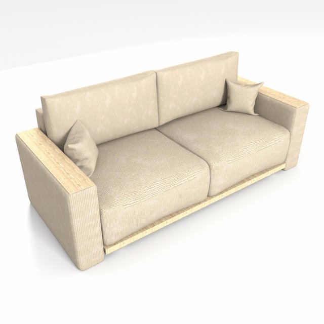 sofa 3D Модель .c4d .max .obj .3ds .fbx .stl .blend