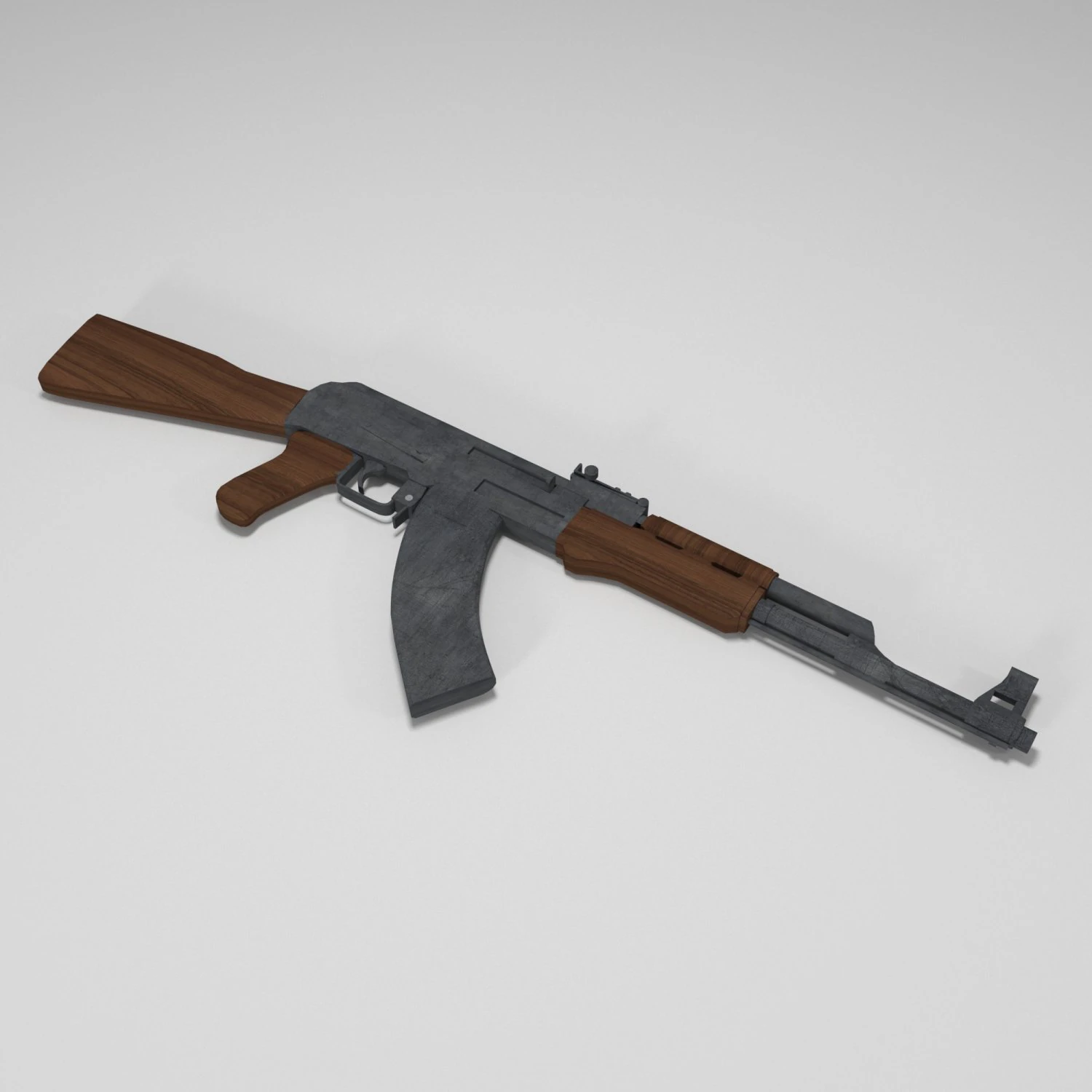 ak-47 3D Model .c4d .max .obj .3ds .fbx .stl .blend