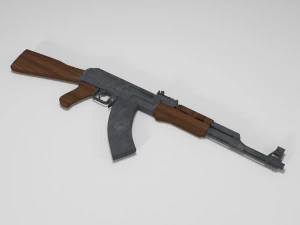 ак-47 3D Модель