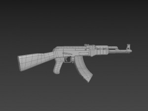 ak-47 3Dモデル