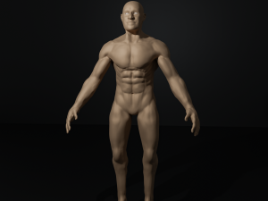 full human body 3D Model