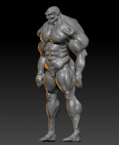brutalmale 3D Model .c4d .max .obj .3ds .fbx .stl .blend 