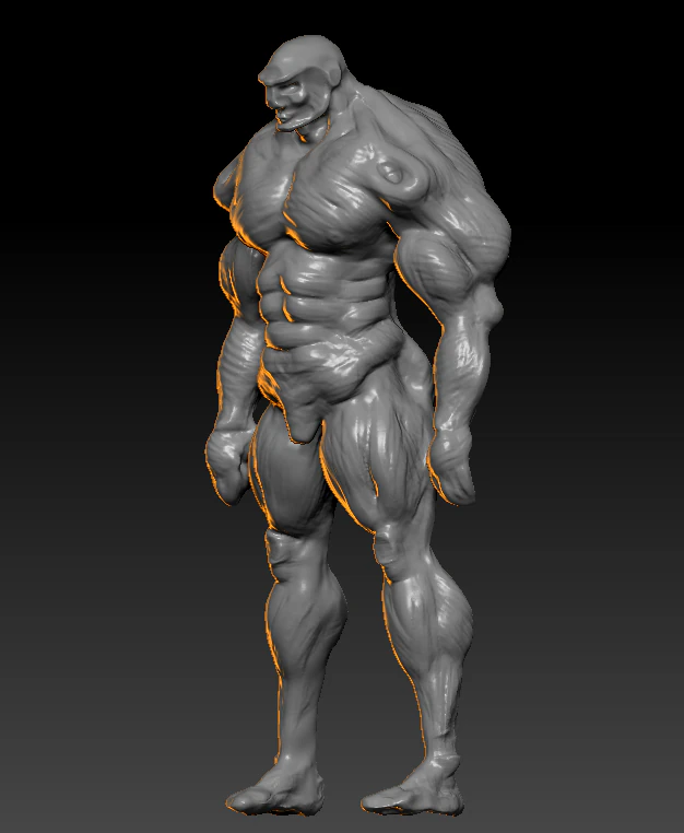 brutalmale 3D Model .c4d .max .obj .3ds .fbx .stl .blend 