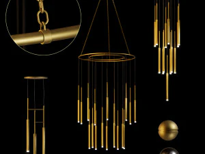 Grok Lighting-Kerzenleuchter 3D Modell