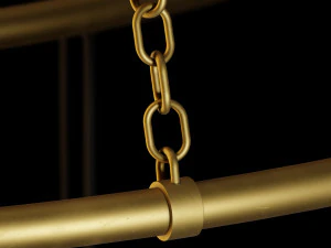 grok lighting-candle chandelier 3D Model