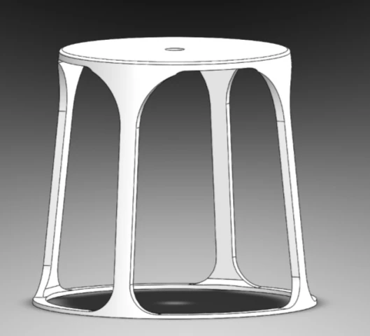 積み重ねるテーブル 3Dプリントモデル .c4d .max .obj .3ds .fbx .stl .blend 