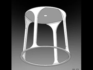 積み重ねるテーブル 3Dプリントモデル