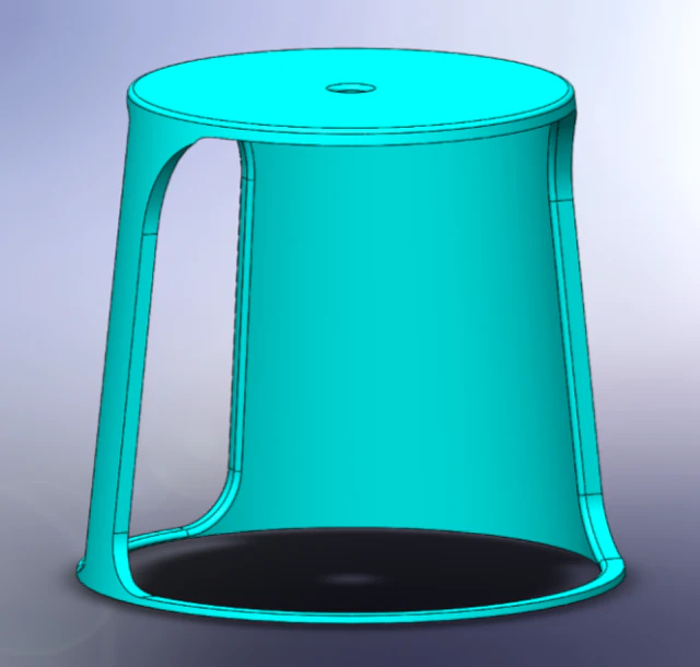 tavolo da impilare aperto Modello di stampa 3D .c4d .max .obj .3ds .fbx .stl .blend 