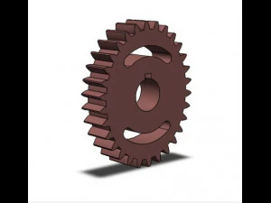 elliptical gear 30 tooth 3D Print Model