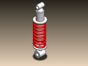 shock absorber stl sldprt 3D-Druckmodell