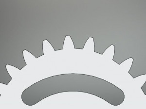 Elliptical gear 30 tooth 3D 프린트 모델