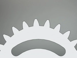 Ingranaggio ellittico 30 denti Modello di stampa 3D