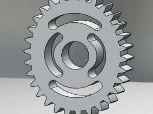 Elliptical gear 30 tooth 3D 프린트 모델