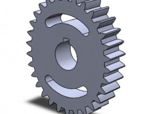 Elliptical gear 30 tooth 3D 프린트 모델
