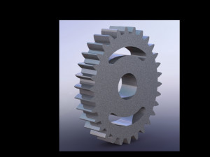 Elliptical gear 30 tooth 3D 프린트 모델