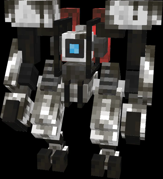 battle robot 3D Model .c4d .max .obj .3ds .fbx .stl .blend 