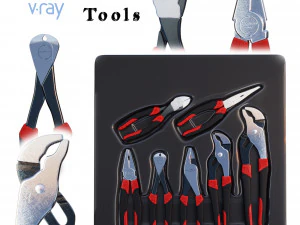 caixa de ferramentas Modelo 3D