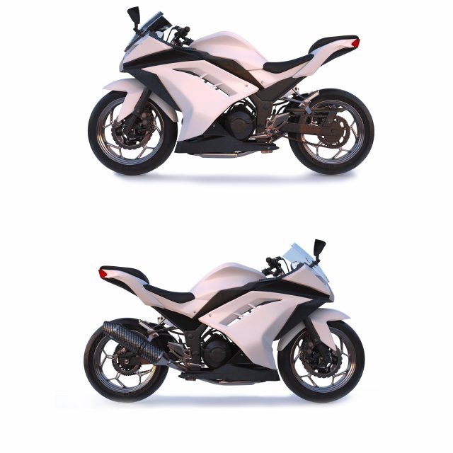 motorcycle Modèle 3D .c4d .max .obj .3ds .fbx .stl .blend 