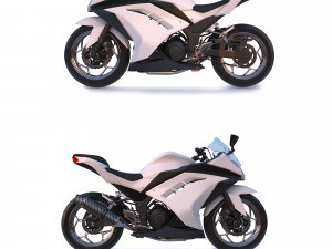 motorcycle Model 3D