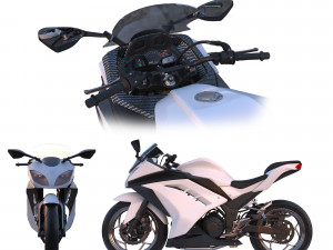motorcycle Modèle 3D