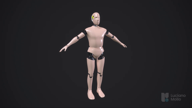 Crash Test Dummy - Rigged Modello 3D .c4d .max .obj .3ds .fbx .stl .blend 