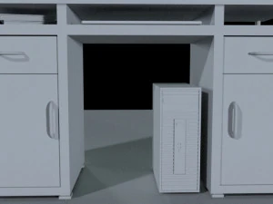 desk computer 3D Model