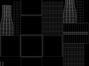 table with chairs 3D Model