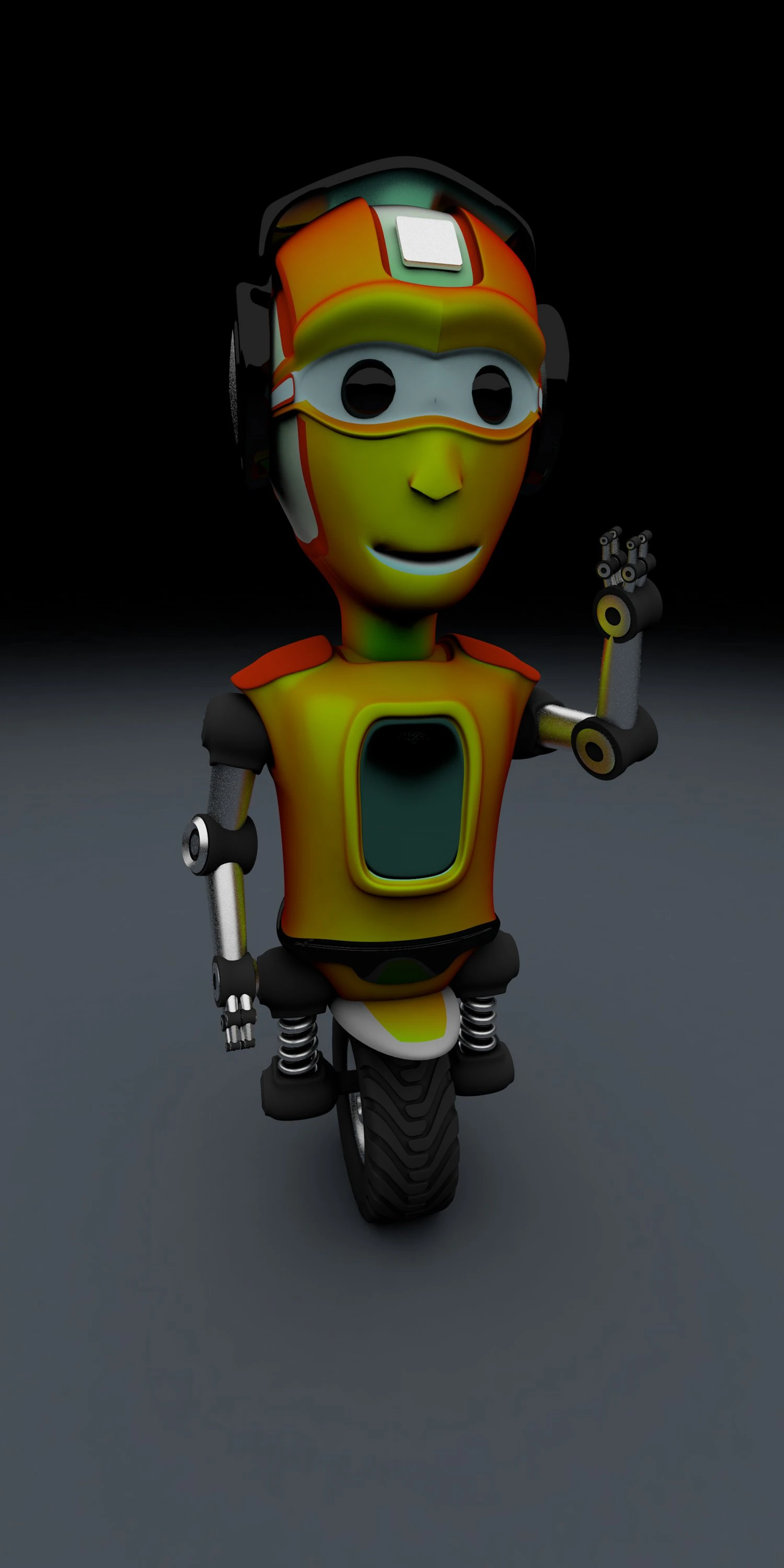 robot recer 3D Model .c4d .max .obj .3ds .fbx .stl .blend