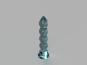 dildo with toothbrush adaptor toy for adult 3D Модель