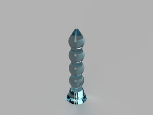 dildo with toothbrush adaptor toy for adult 3D Model