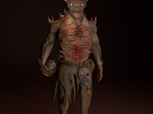 Демон- 3D Модель