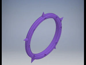 anillo violeta cobre Modelo 3D
