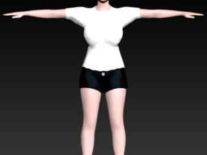 femme Modèle 3D