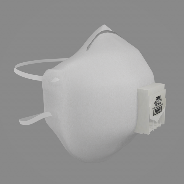 protective mask 3Dモデル .c4d .max .obj .3ds .fbx .stl .blend 
