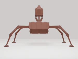 teknologi alien perlengkapan berjalan Model 3D